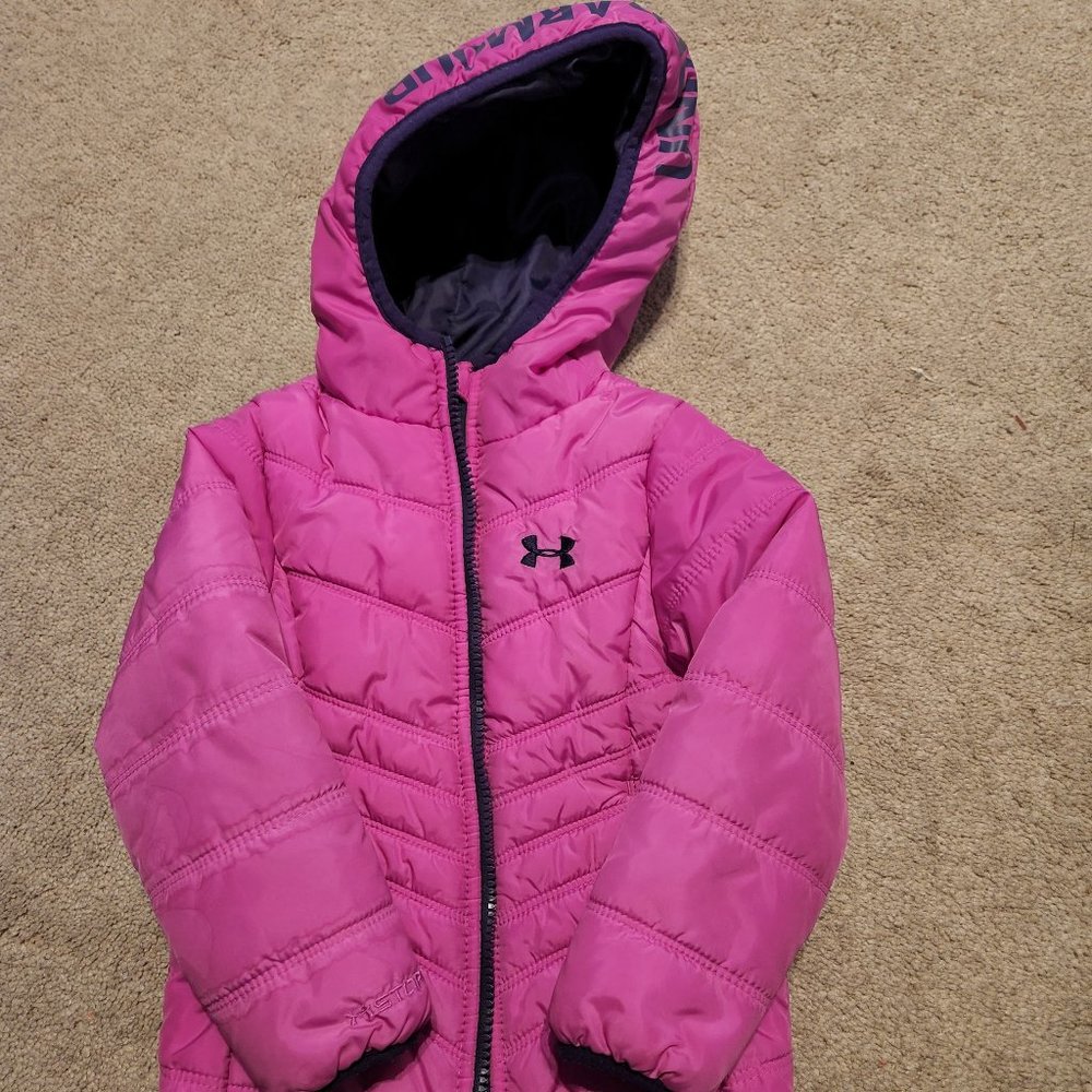 Girls 2T Coat. Under Armour. Pink and Purple